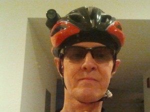 I may look like a helmet-cammed bike geek. But my glasses look good.