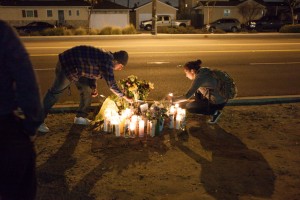 Memorial for Ricky Montoya; photo by Danny Gamboa.