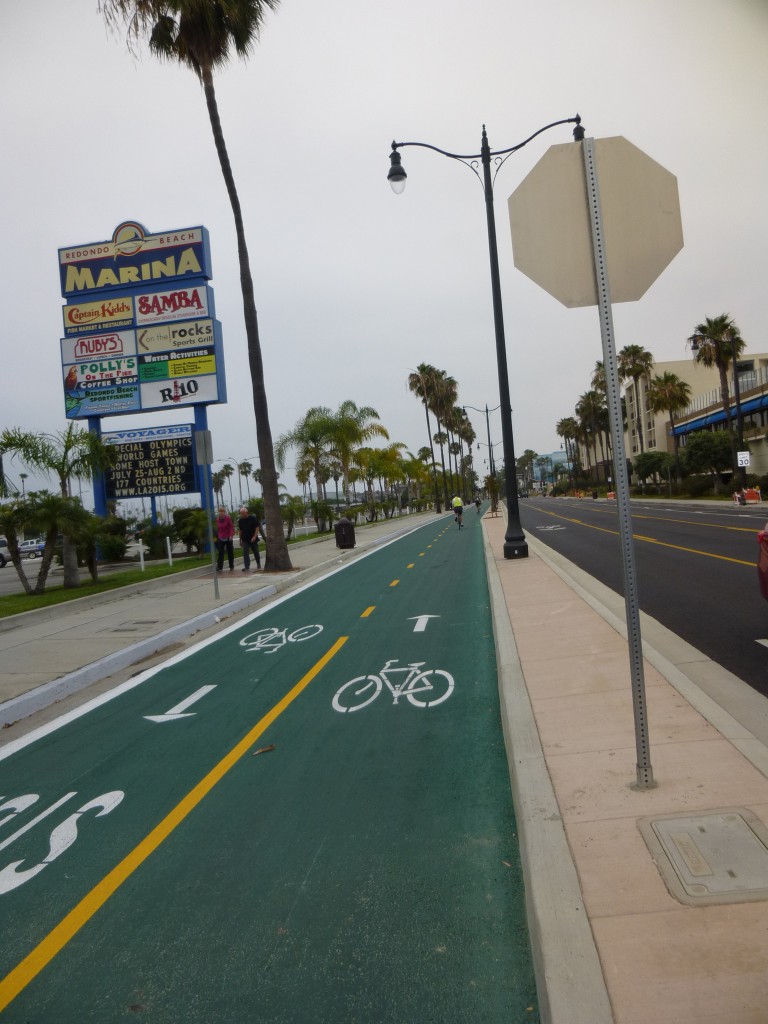 Photo by Jim Lyle; note the sharrows on the street to the right