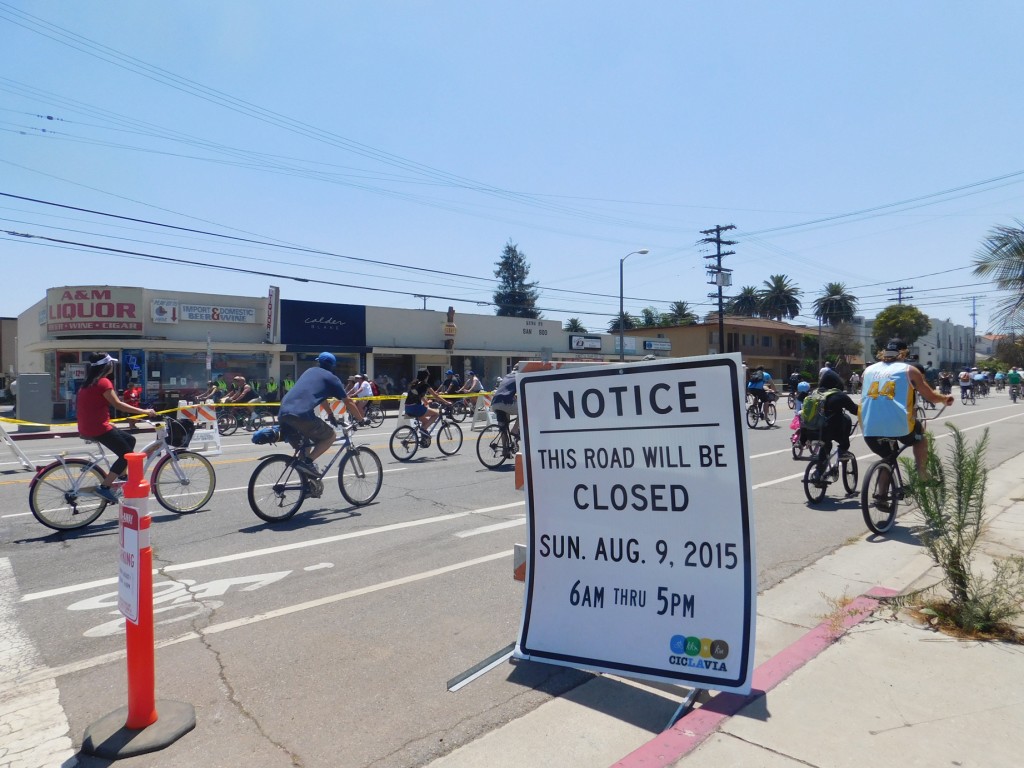 Looks more like the road was opened to people for a change